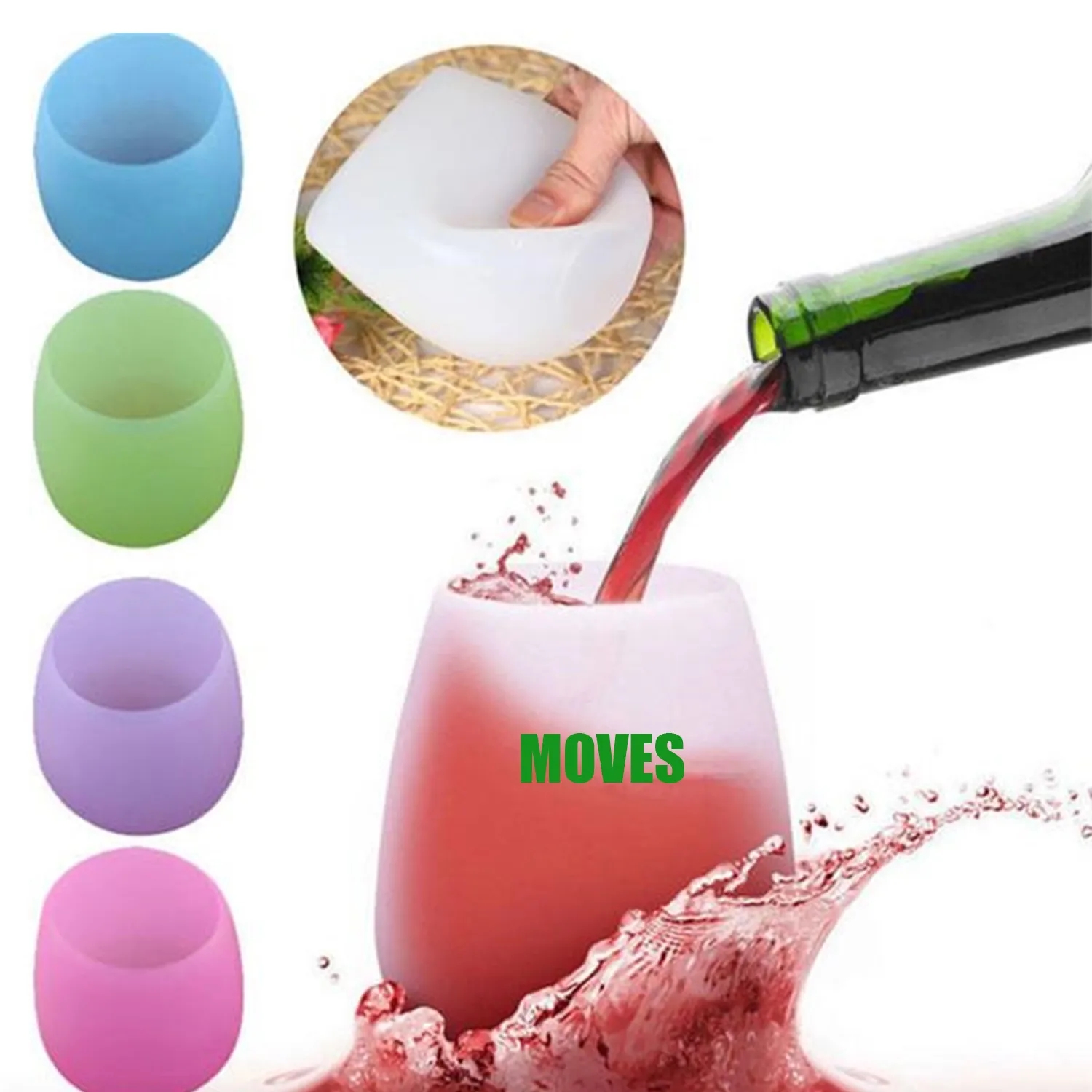 14oz Silicone Wine Glass 7