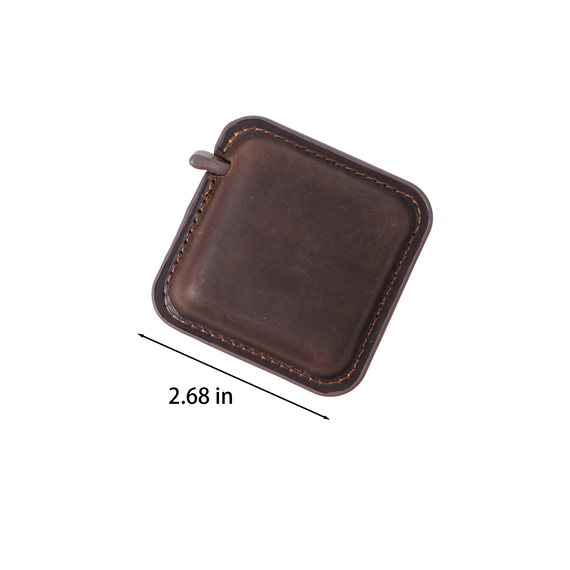 Leather Handcrafted Measuring Tape Measure Keychain 5