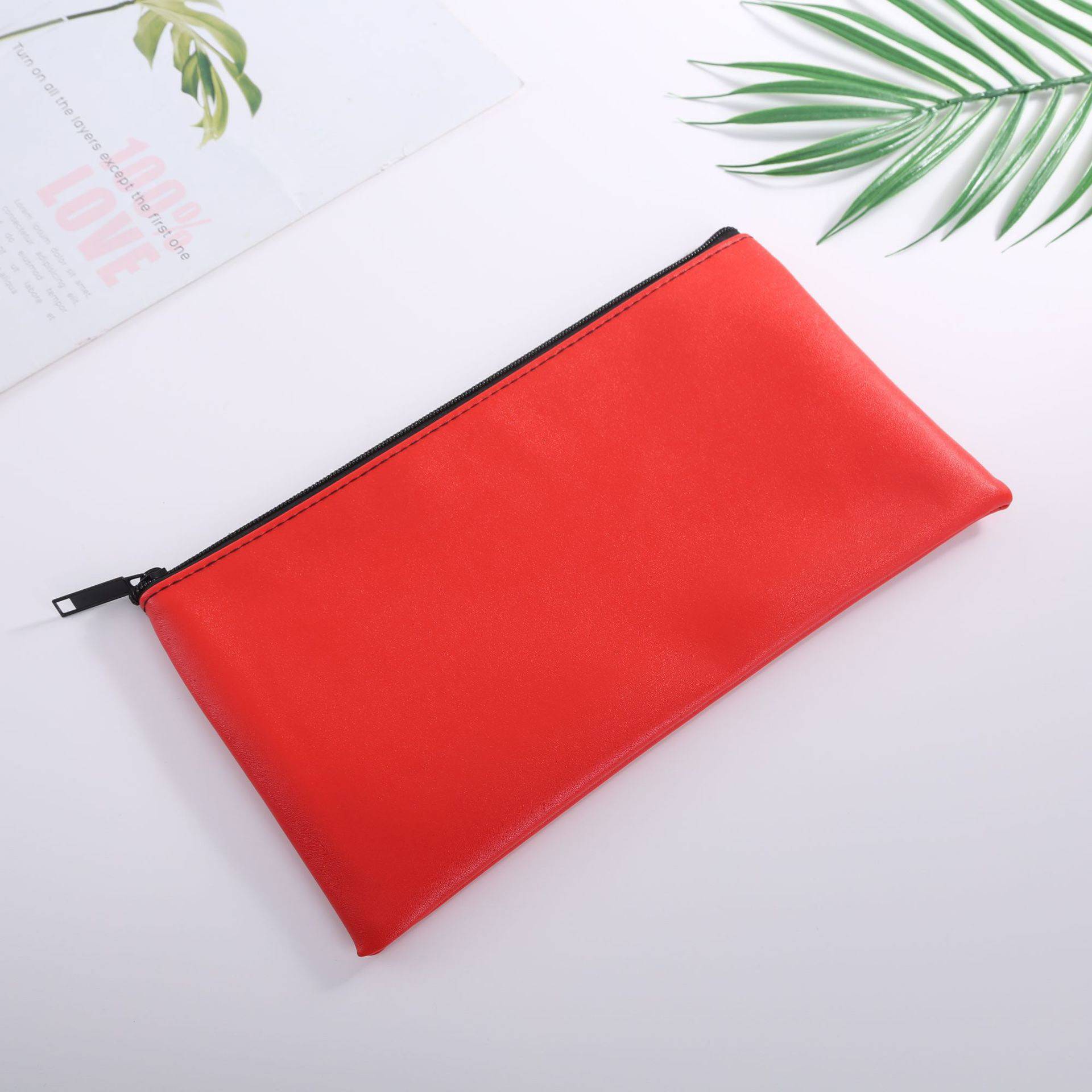 PU Leather Pencil Case Storage Bag 6