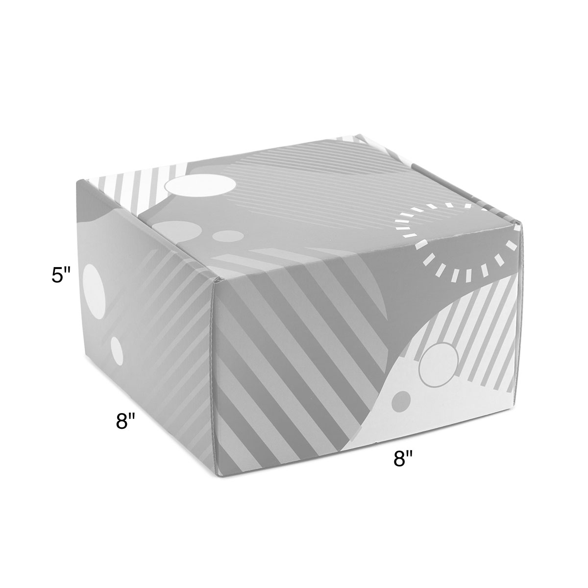 Corrugated Box - 8" X 8" x 5" 4