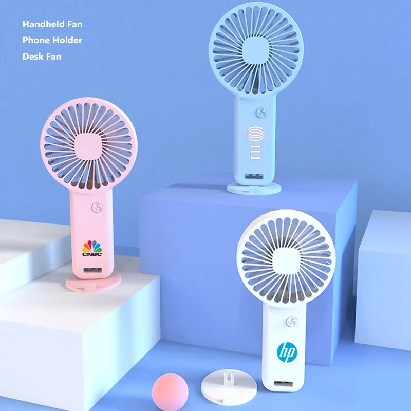 Rechargeable Hand Held Fan With Phone Stand 5