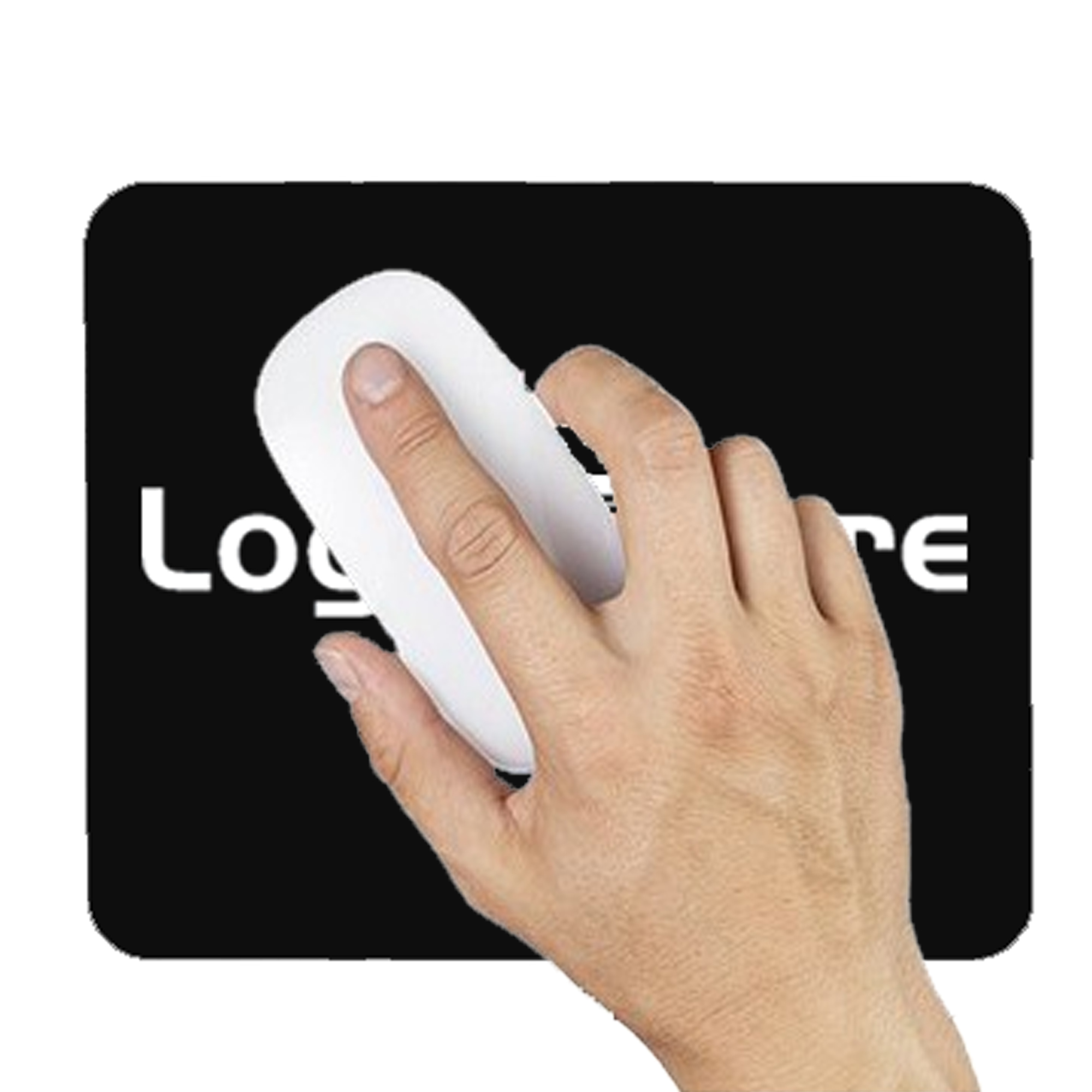 All Black Soft Surface Mouse Pad 2