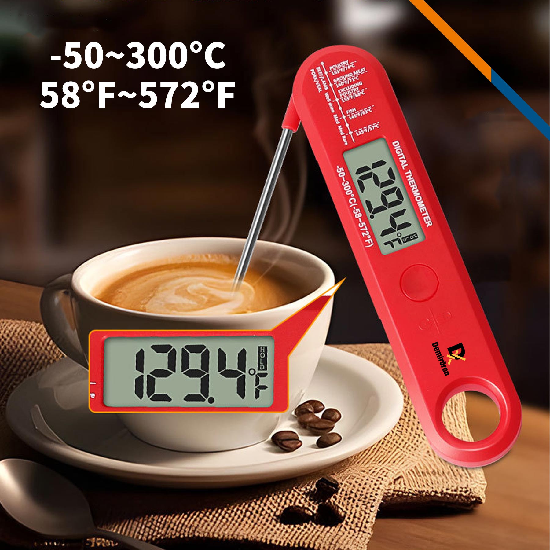 Tabitha Foldable Digital Food Thermometer 4