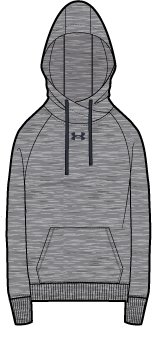 UA Rival Fleece HB Women's Hoodie, custom hoodie or sweatshirt with logo imprint 9