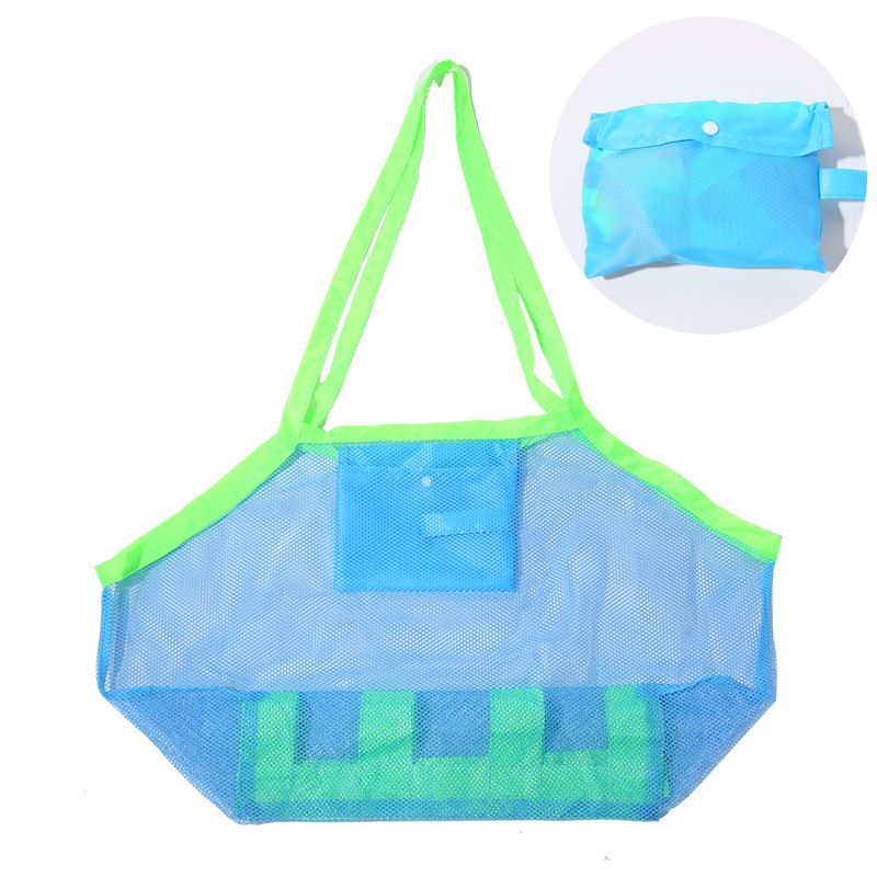 Mesh Foldable Beach Bag For Holding Beach Toys 4