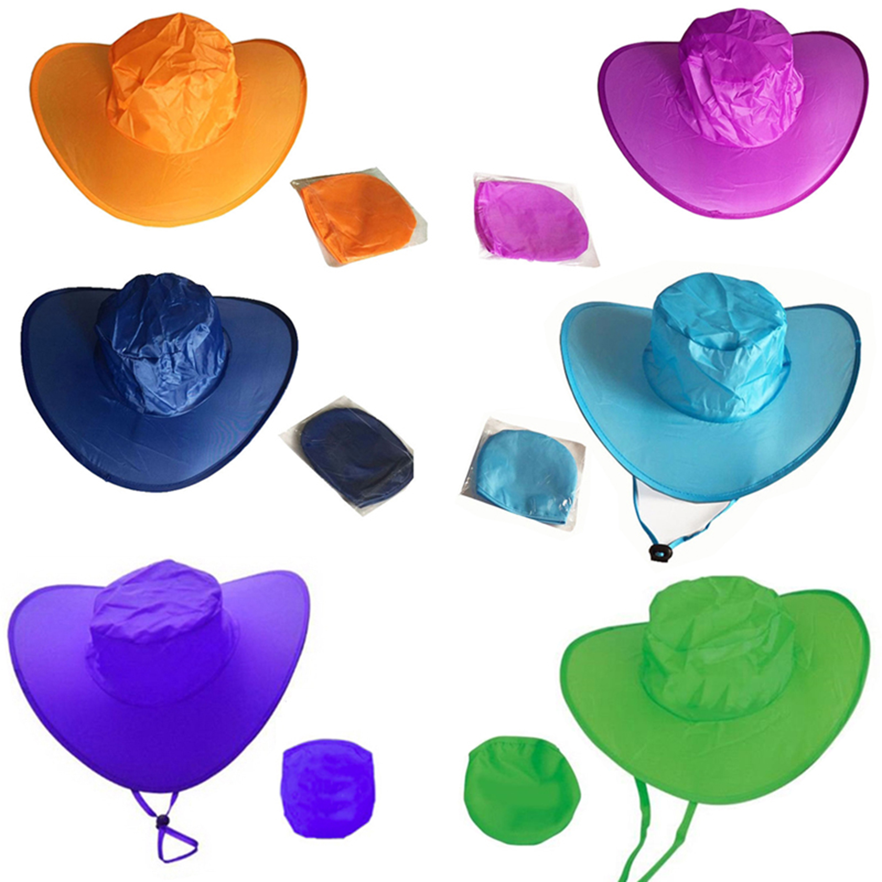 Foldable Cowboy Hat Caps 2