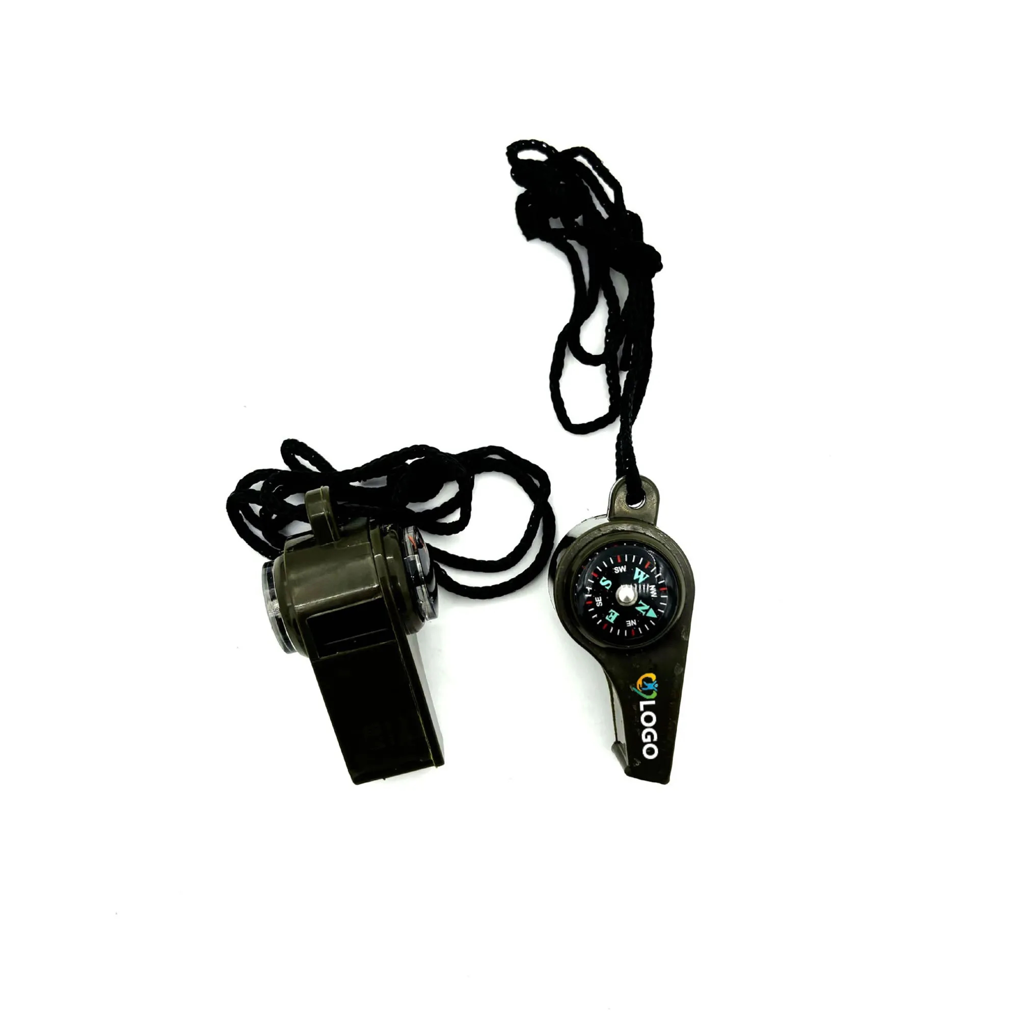 3 in 1 Emergency Whistle with Survival Compass Thermometer 2