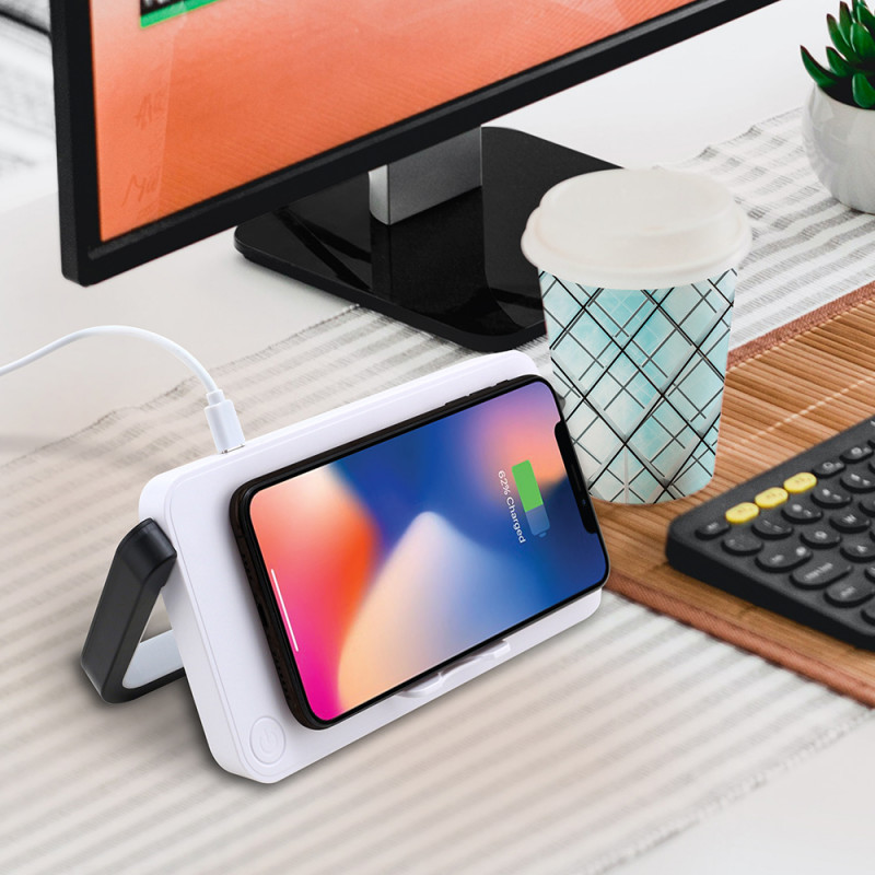 Chi-Charge Phone Stand with Warm Light Lamp 19