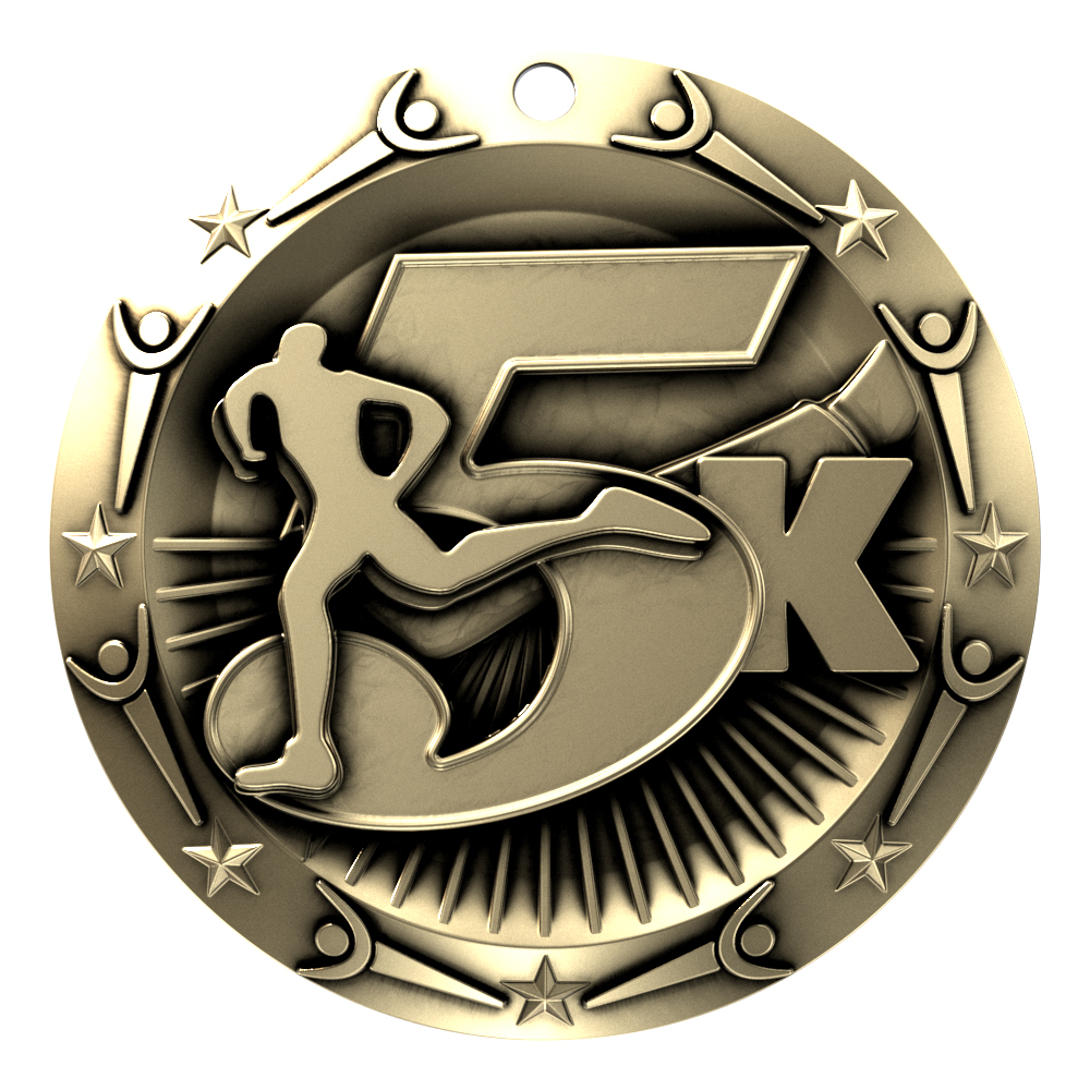5K World Class Medallion (3")