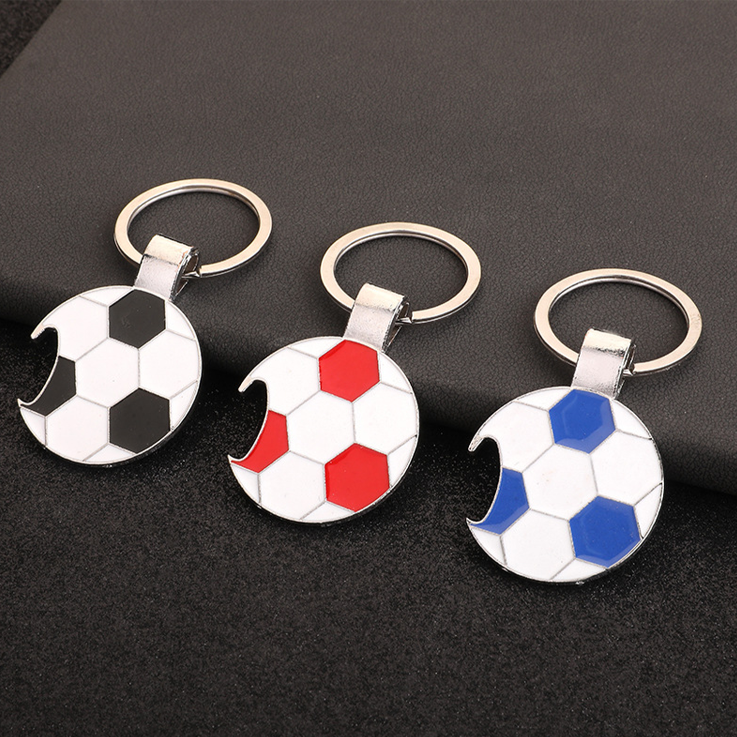 Football-shaped Corkscrew Key Chain 2