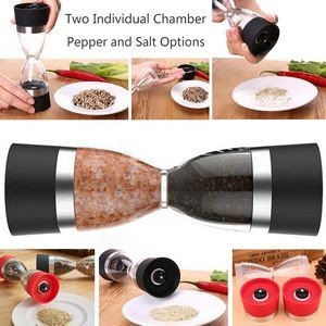 Manual 2 In 1 Salt Mill And Pepper Grinder With Adjustable Grind Level 4