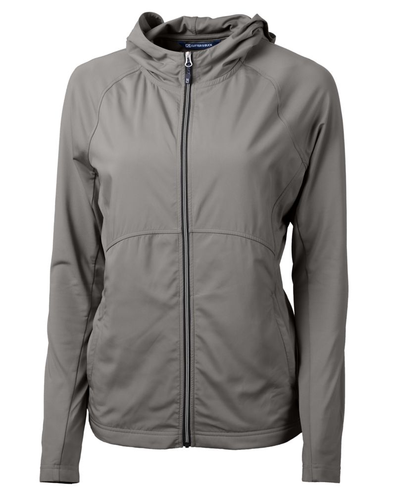 Cutter & Buck Adapt Recycled Soft Knit Stretch Womens Hybrid Full Zip Jacket 84