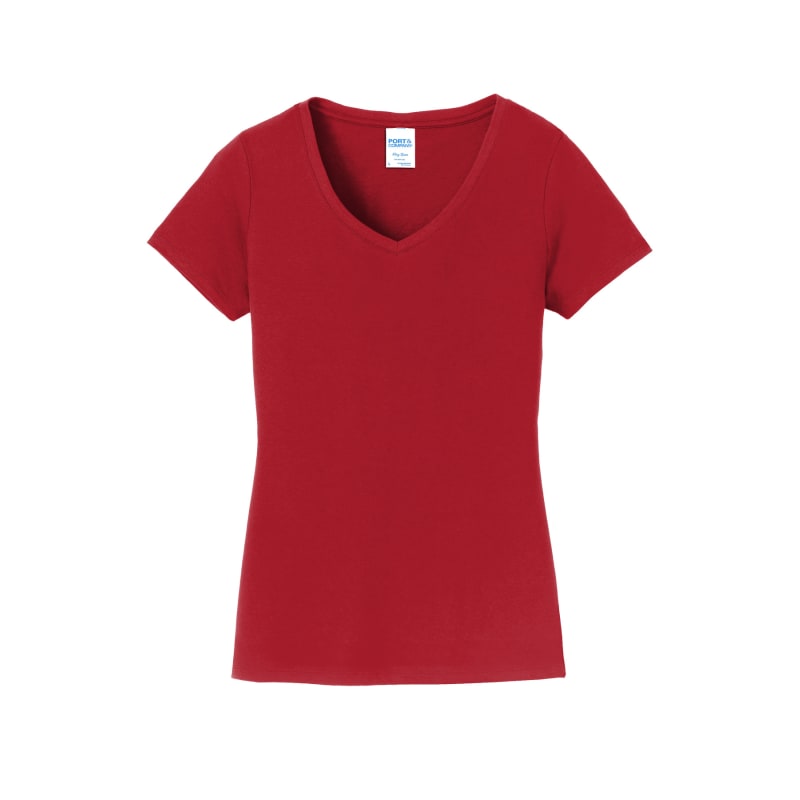 Port & Company Women's Fan Favorite V-Neck Tee. 93