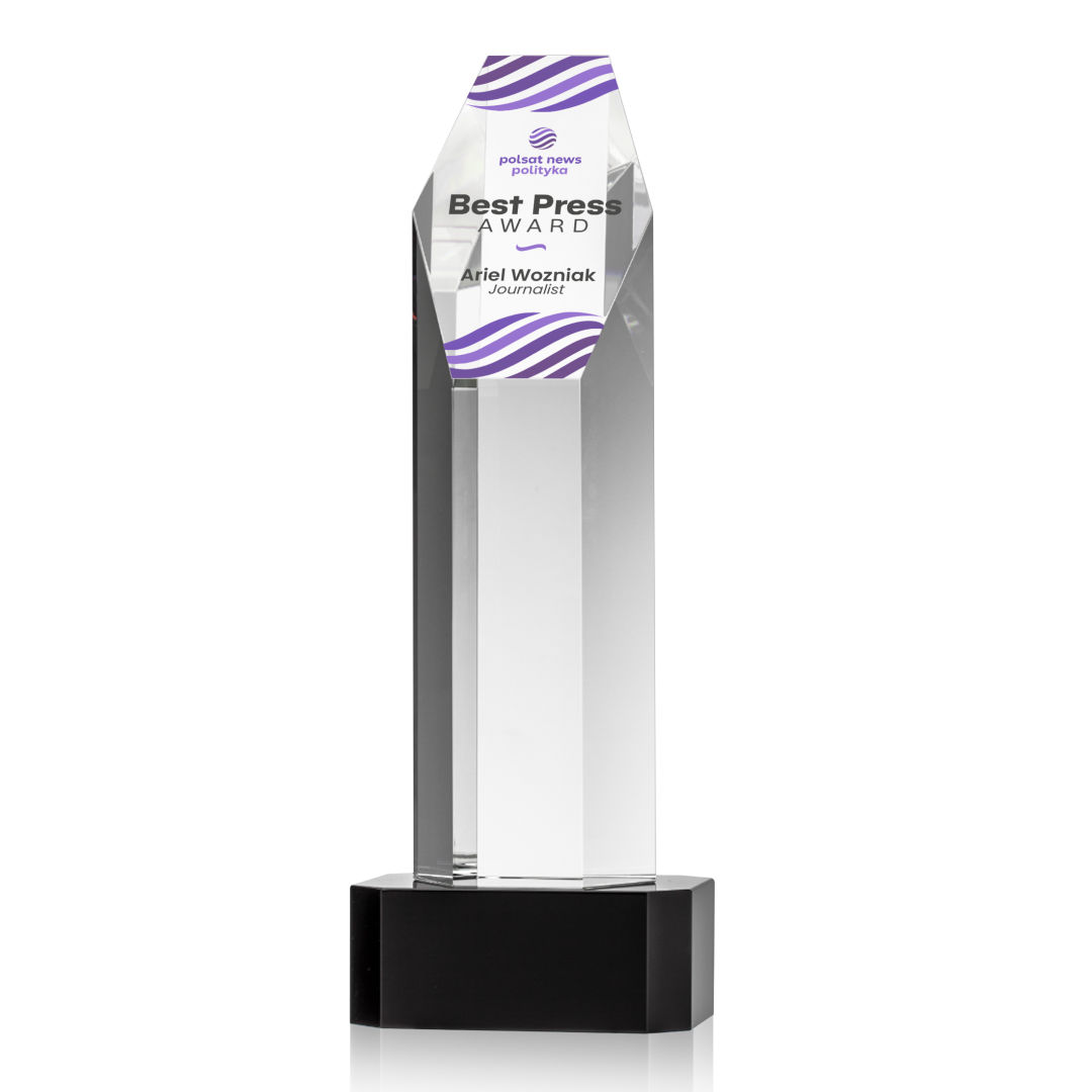 Ashford VividPrint™ Award on Base - Black 18