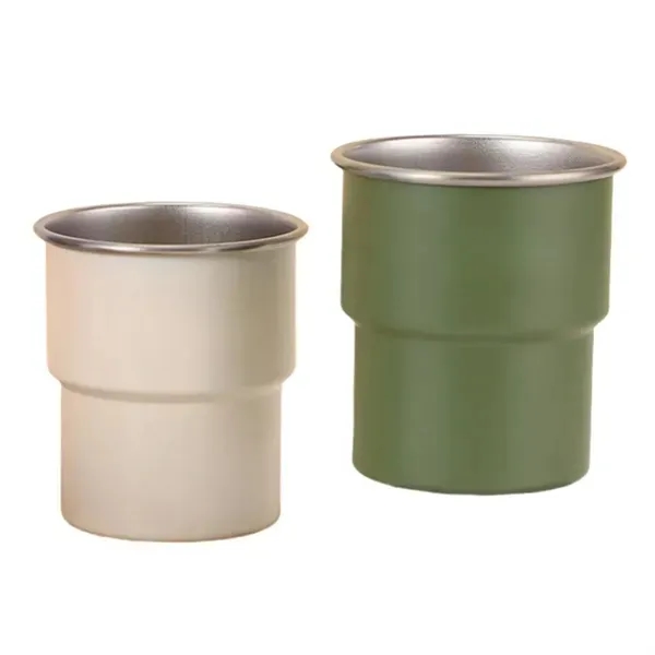 Portable Stainless Steel Cups - Travel Friendly Drinkware 6