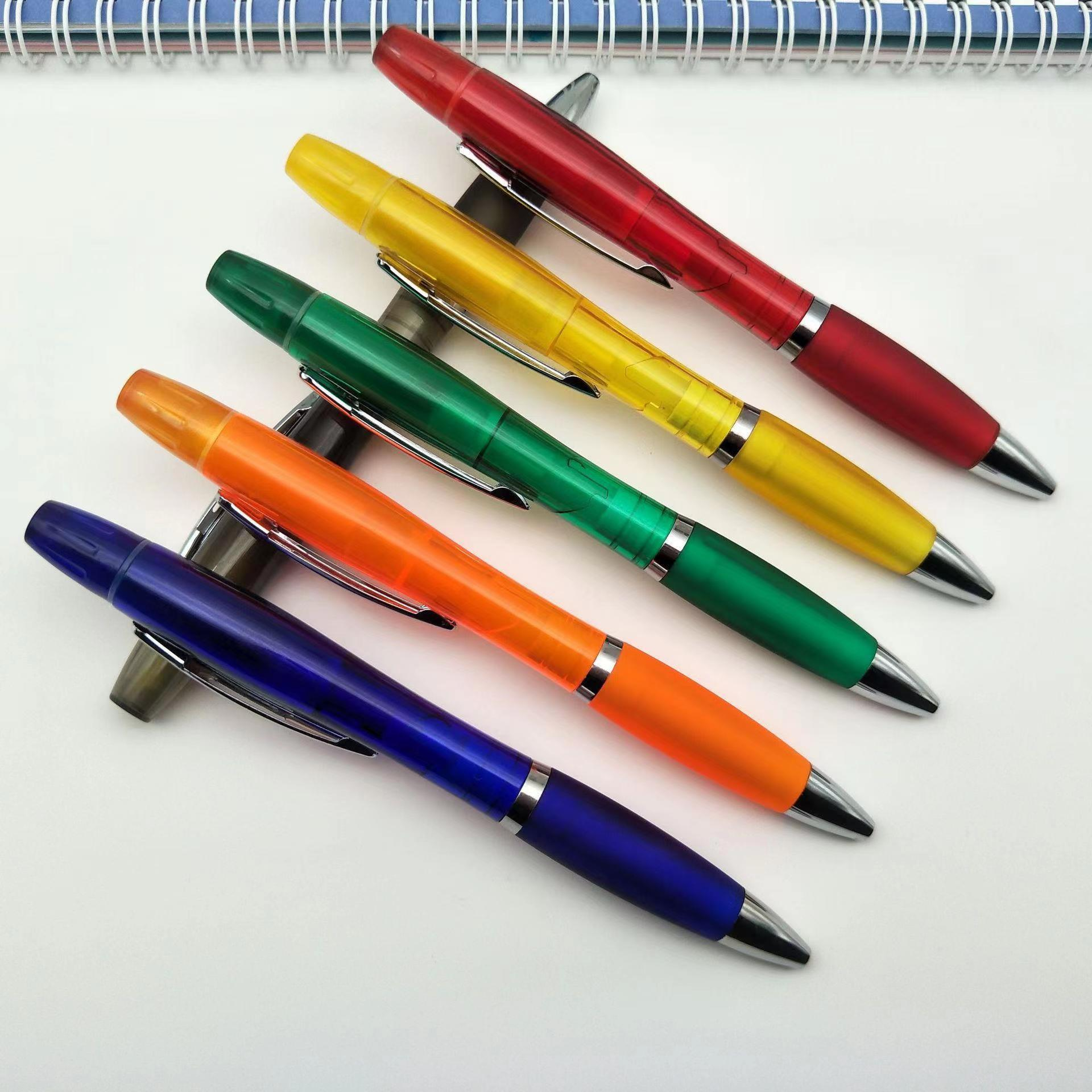 Ballpoint pen with highlighter 1