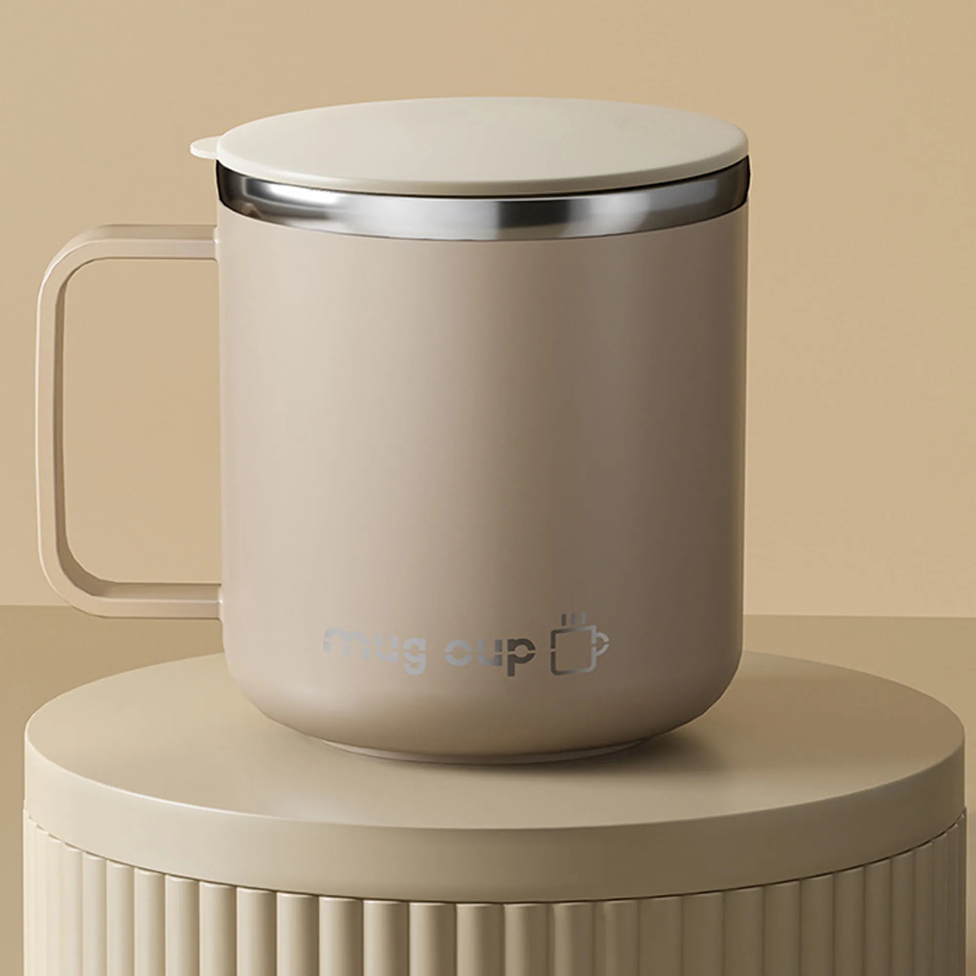 Stainless Steel Water Cup With Logo For Drinking, Coffee 4