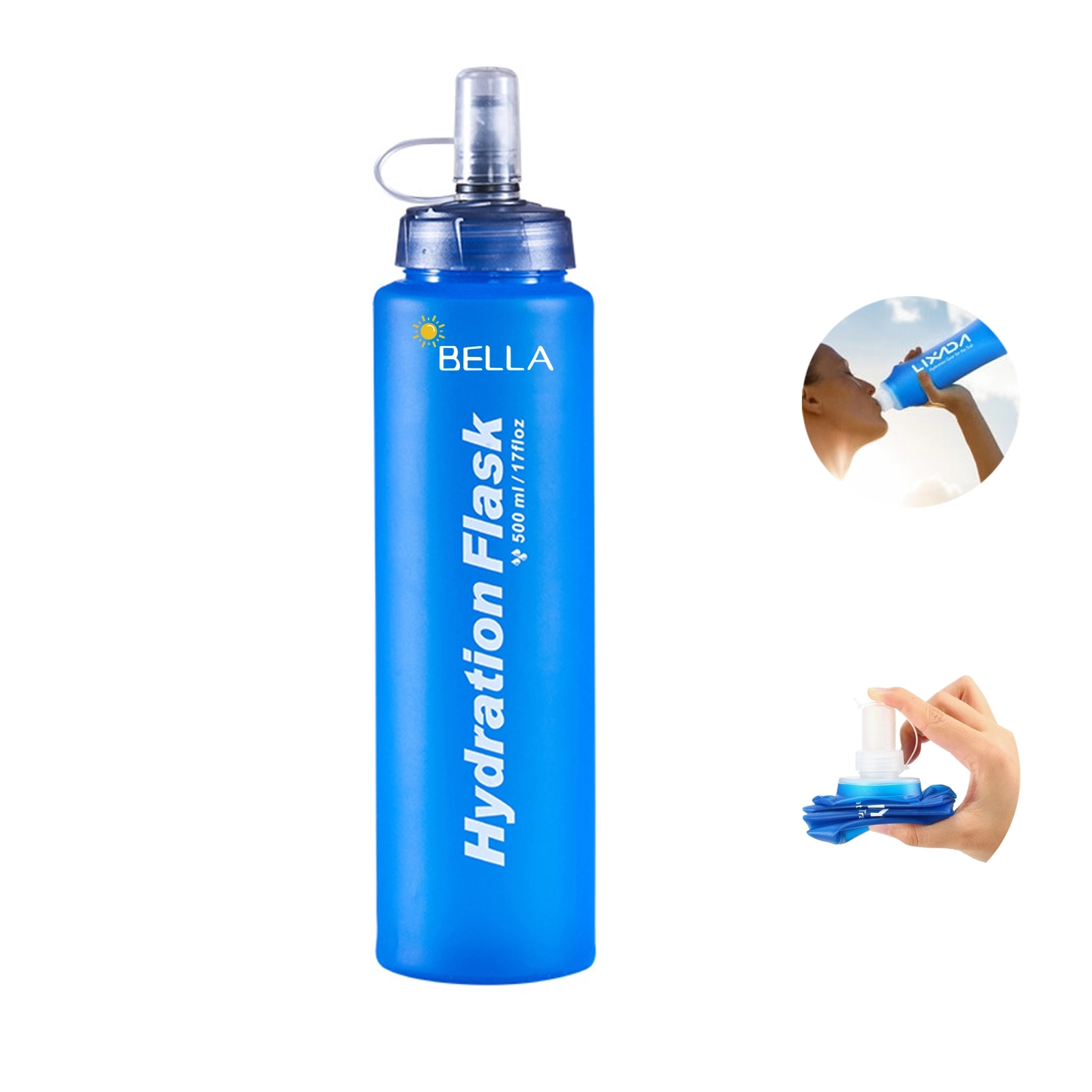 500Ml Folding Drinking Water Bottle 1
