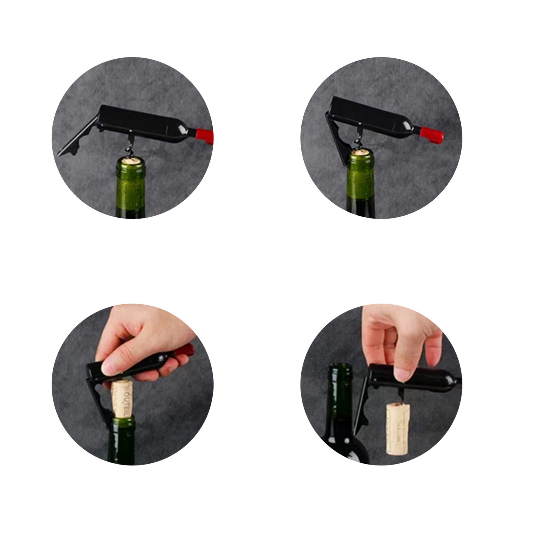 Wine Bottle Shape Corkscrew 1