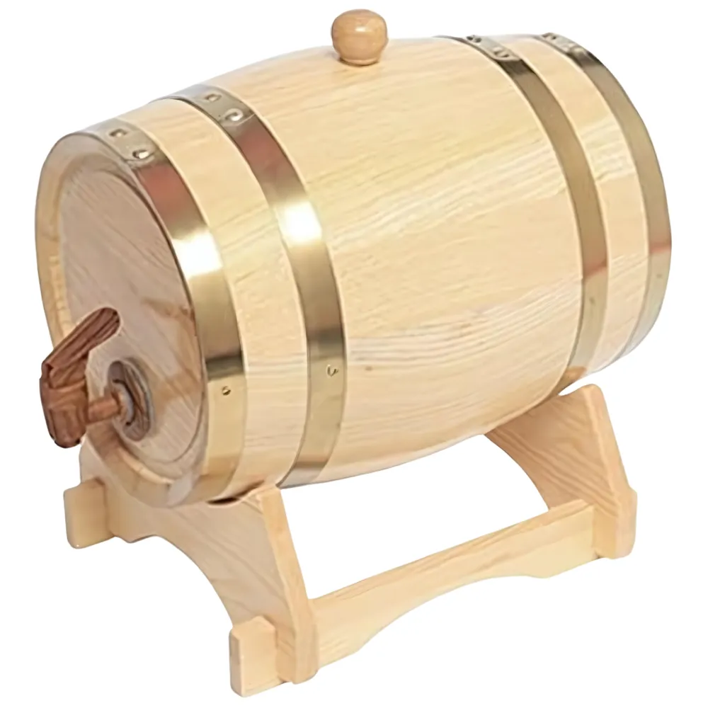 1.5L Oak Barrel Dispenser 7