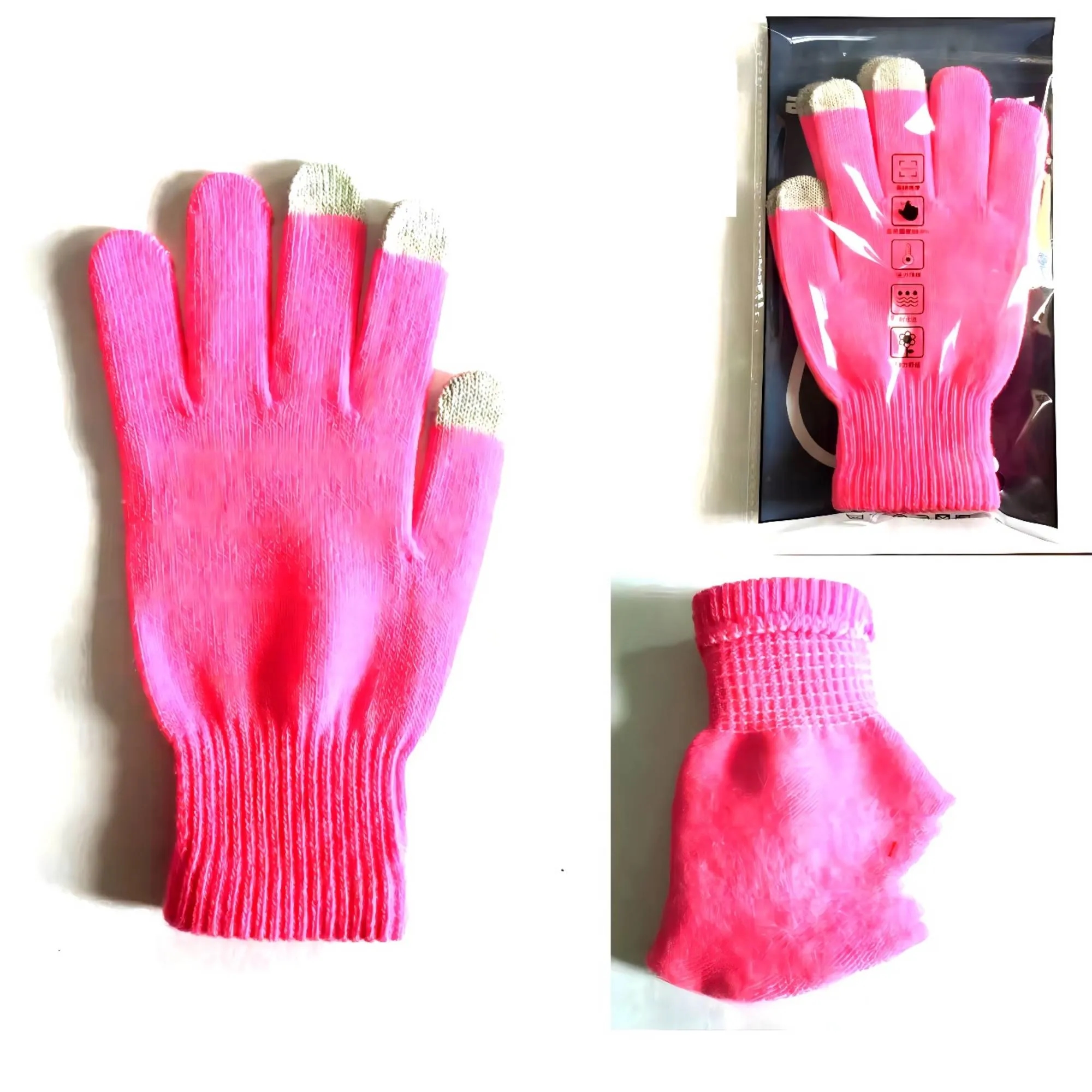 Touchscreen Warm Winter Knit Gloves MOQ 100PCS" 4