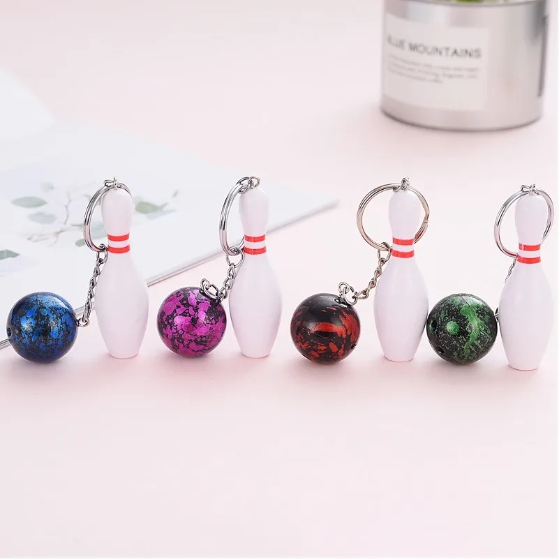 2 in 1 Bowling Metal Keychain 5