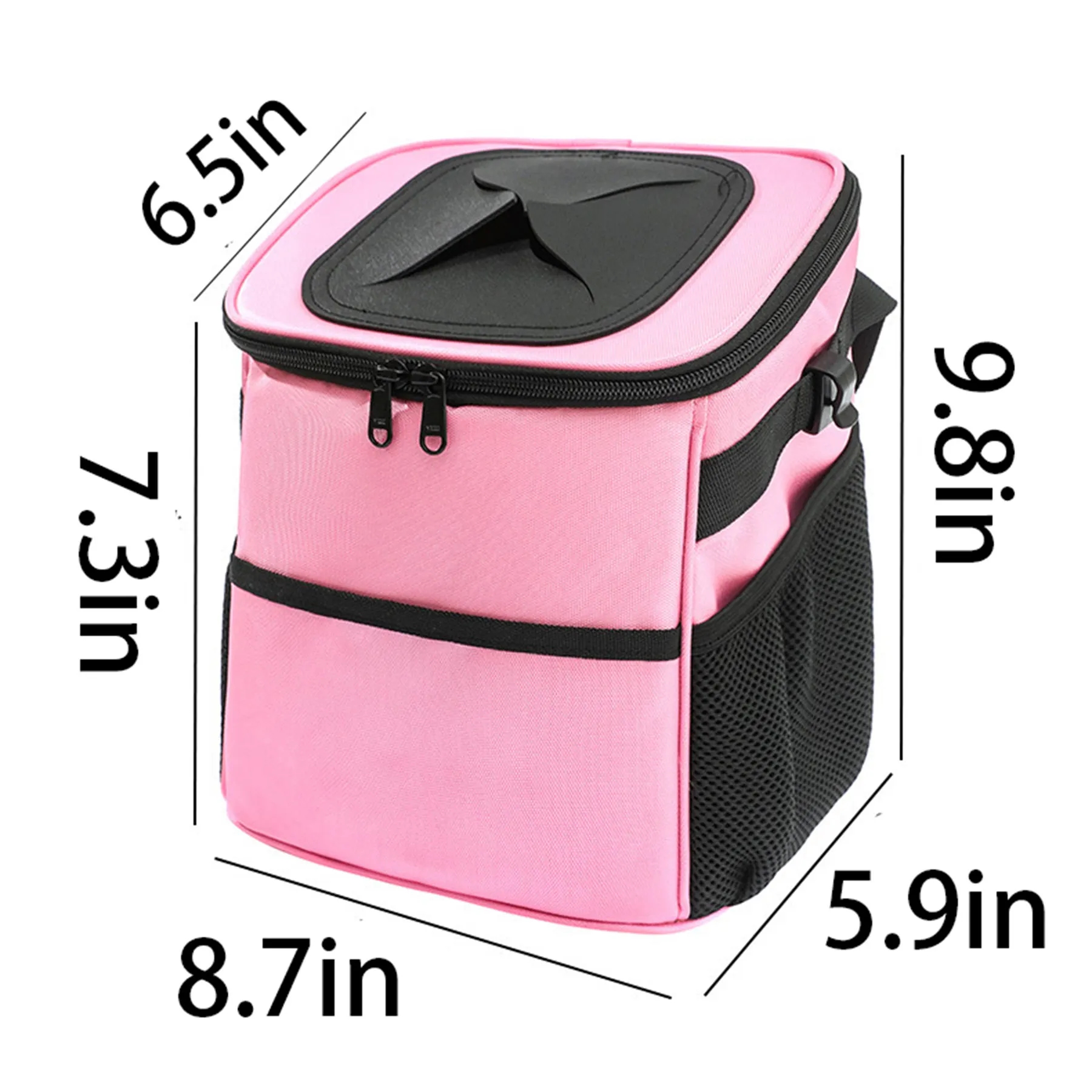 Car Trash Can with Lid 9