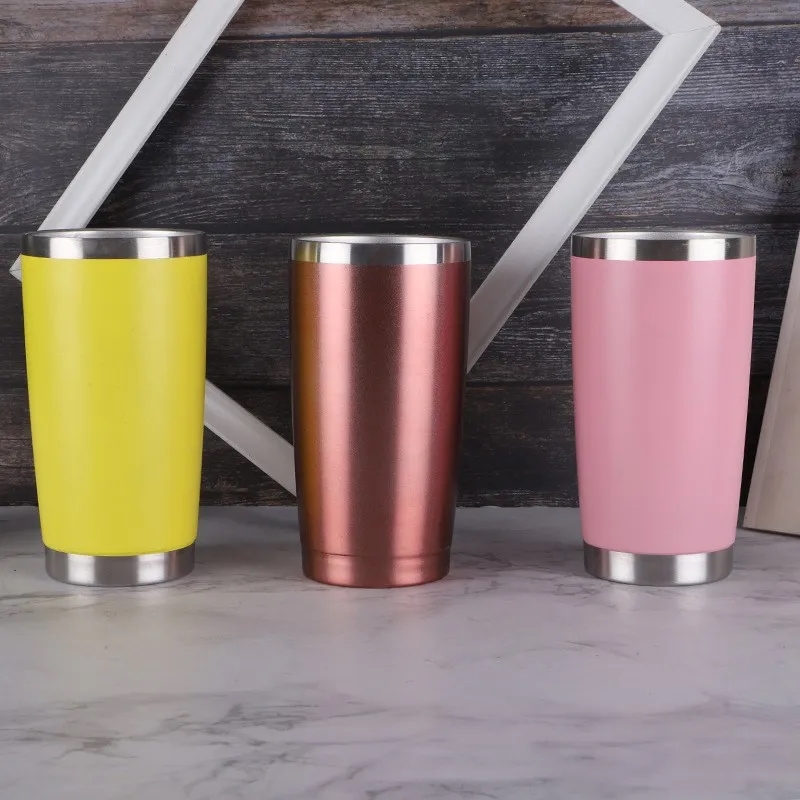 20oz Stainless Steel Tumbler Bulk with Lid 7
