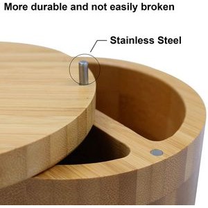 Bamboo Storage Box Magnetic Lid 4