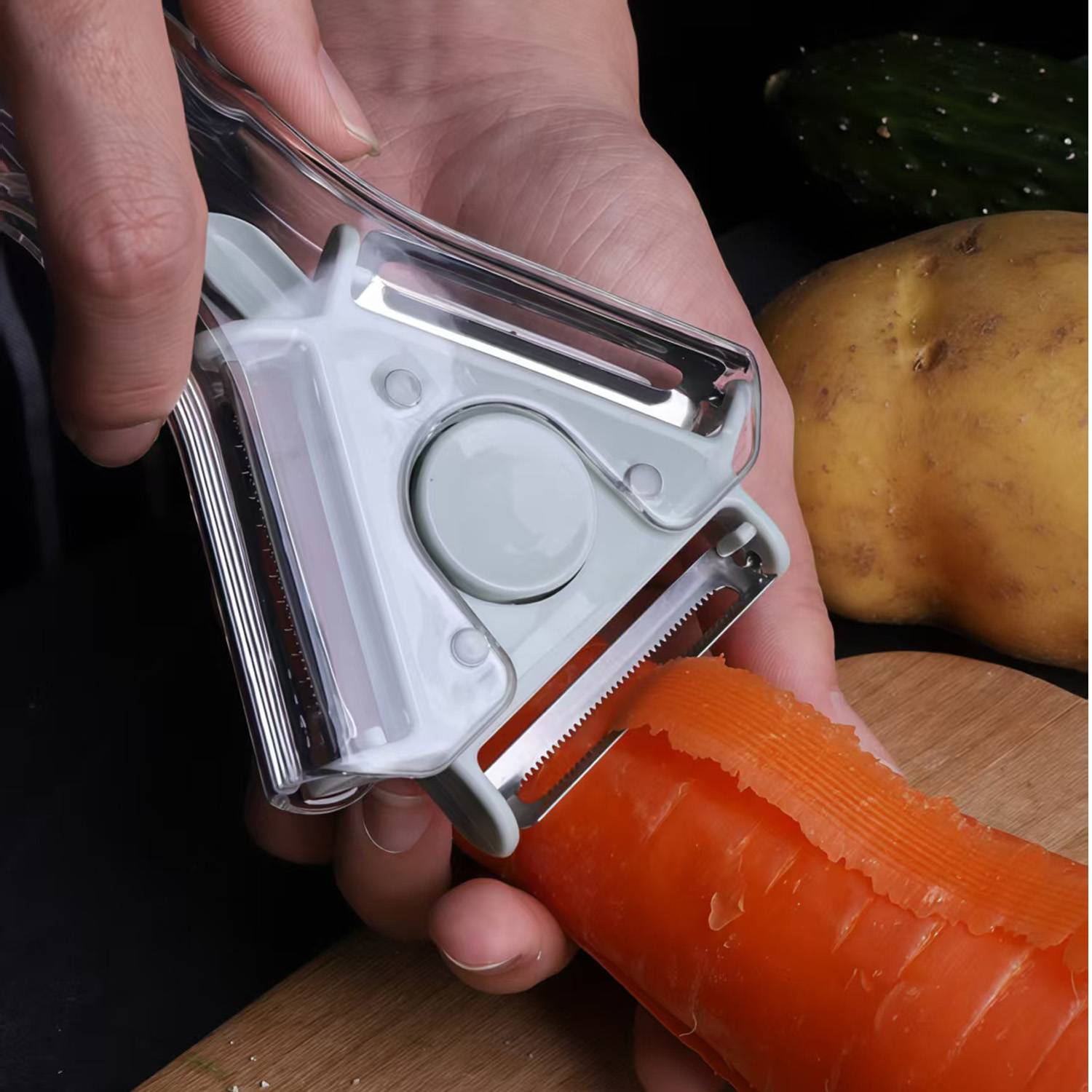 3 in 1 Peeler Slicer Shredder Kitchen Tool 7