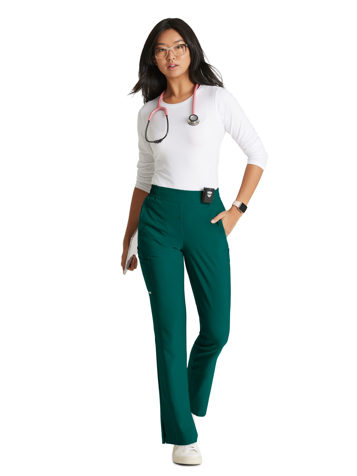 Grey's Anatomy Evolve Stretch - Women's Six-Pocket Tapered Leg Cosmo Scrub Pant 1