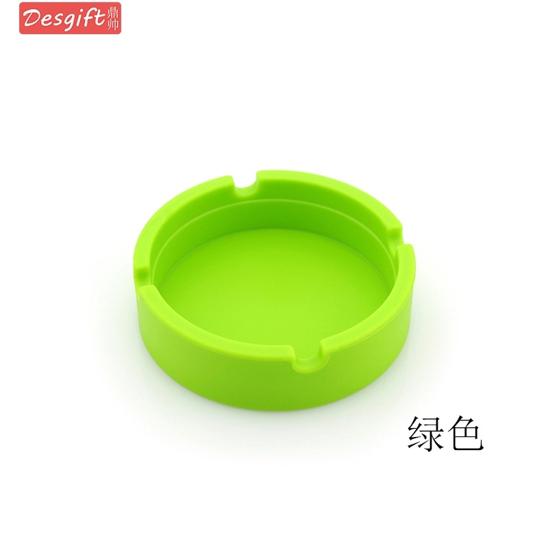Custom High Temperature Resistant Circular Silicone Ashtray 8