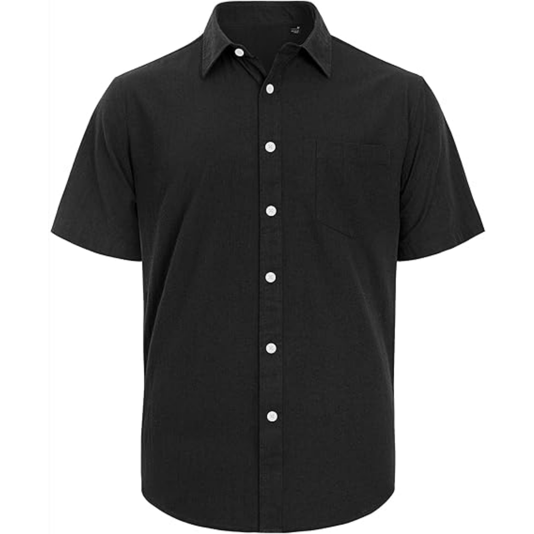 Men's Cotton Linen Short Sleeve Shirt 31