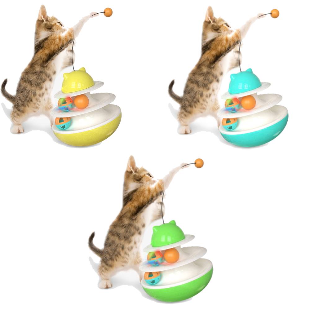 The Turntable Missed The Cat Tumbler Toy 1