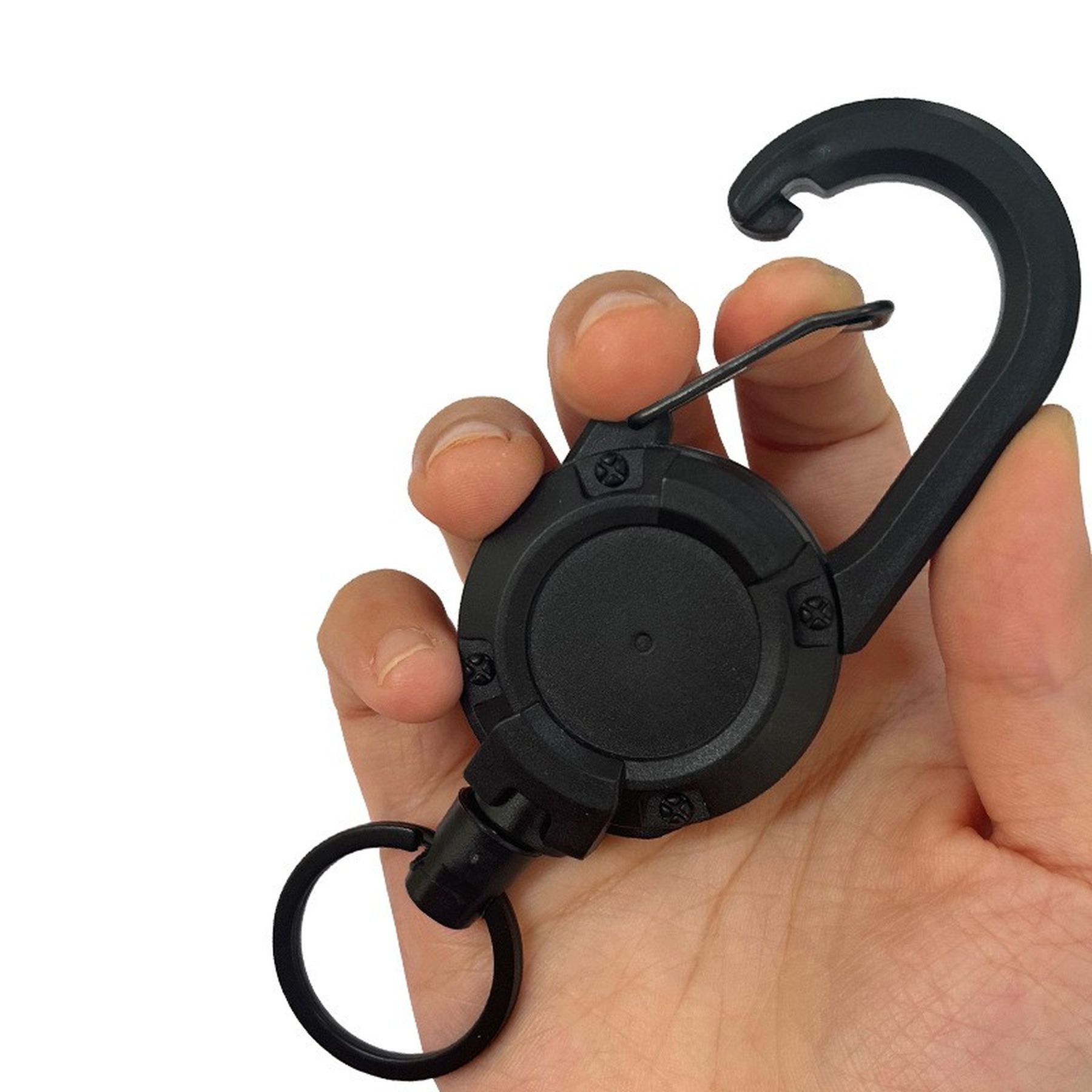 Retractable Key Chain With Steel Cable Climbing Key Ring 4