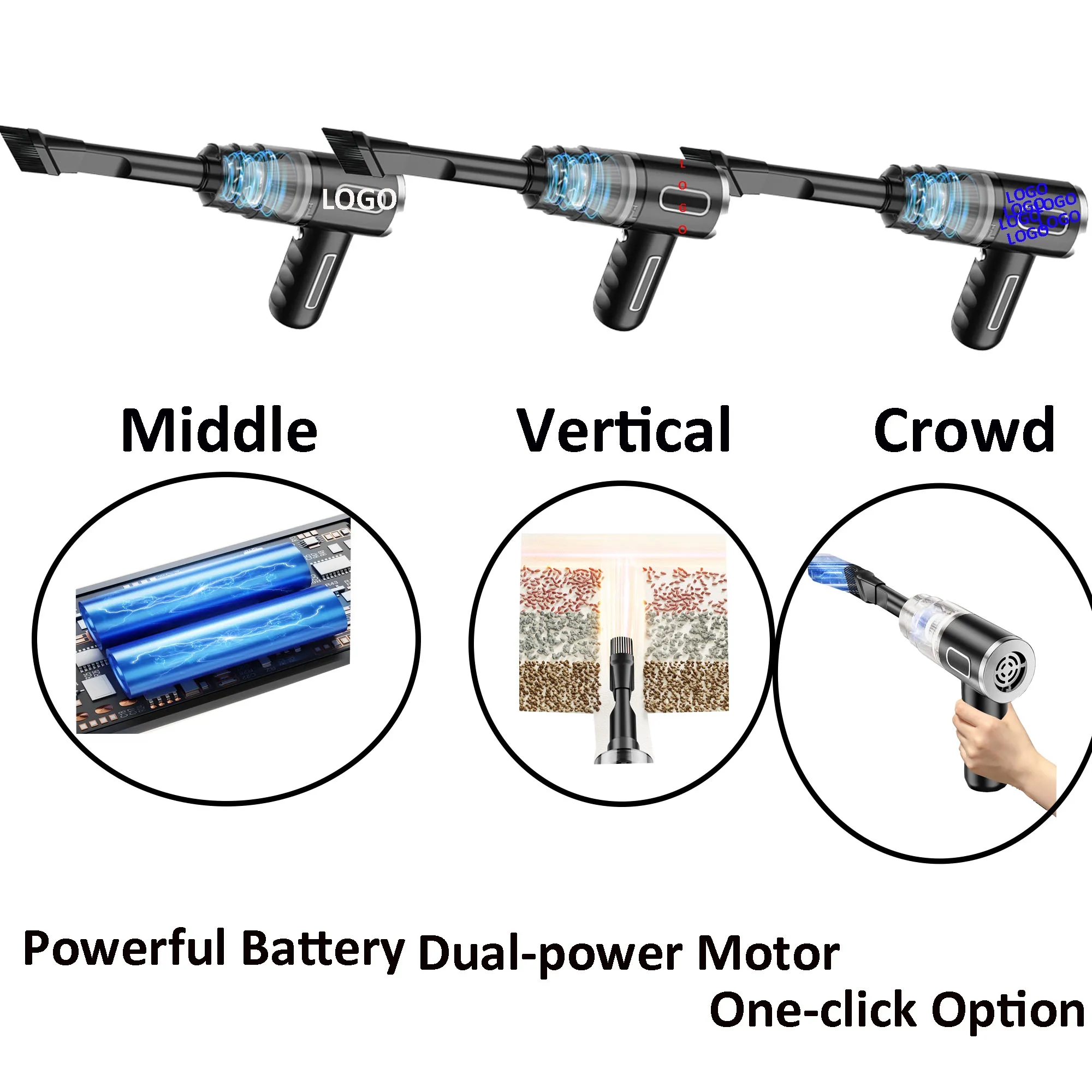 Car Portable Wireless Vacuum Cleaner 2