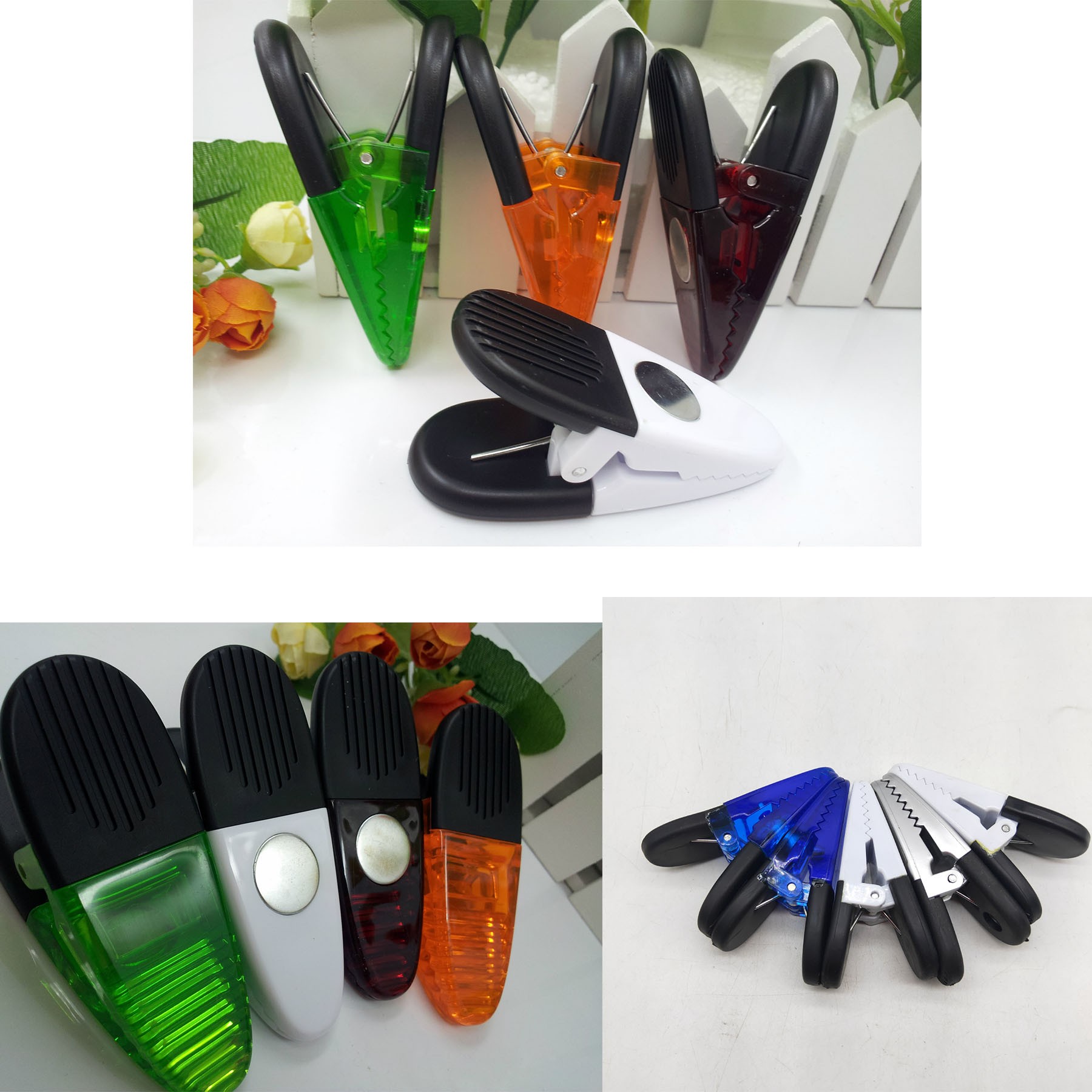Translucent Magnetic Suction Plastic Clip 2