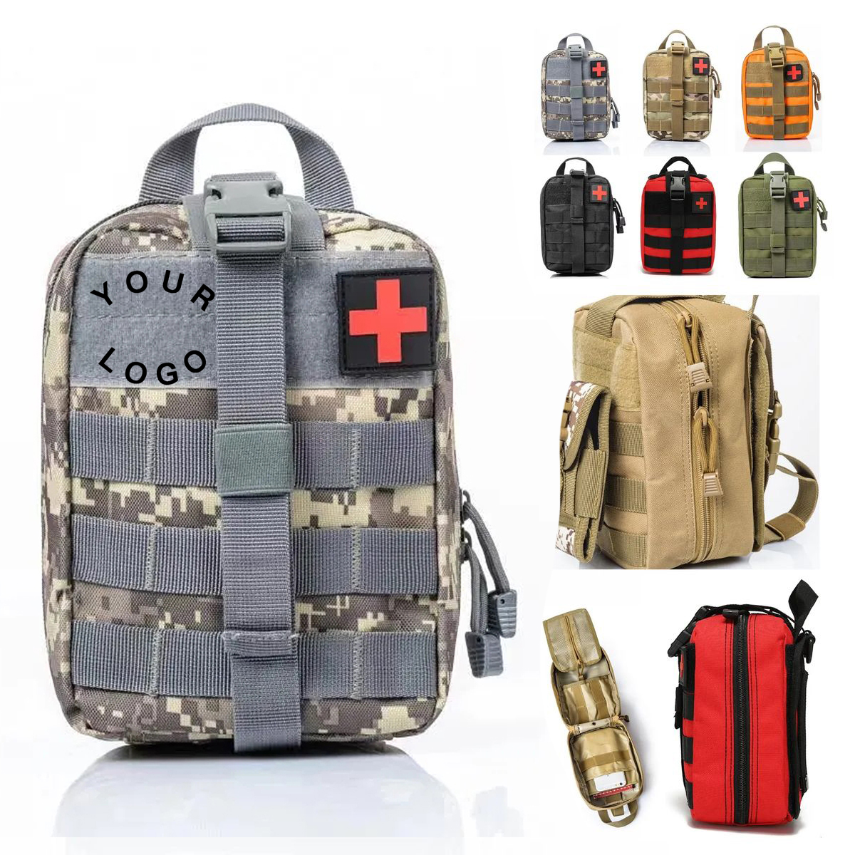 Durable Tactical First Aid Pouch for Hiking or Travel 7