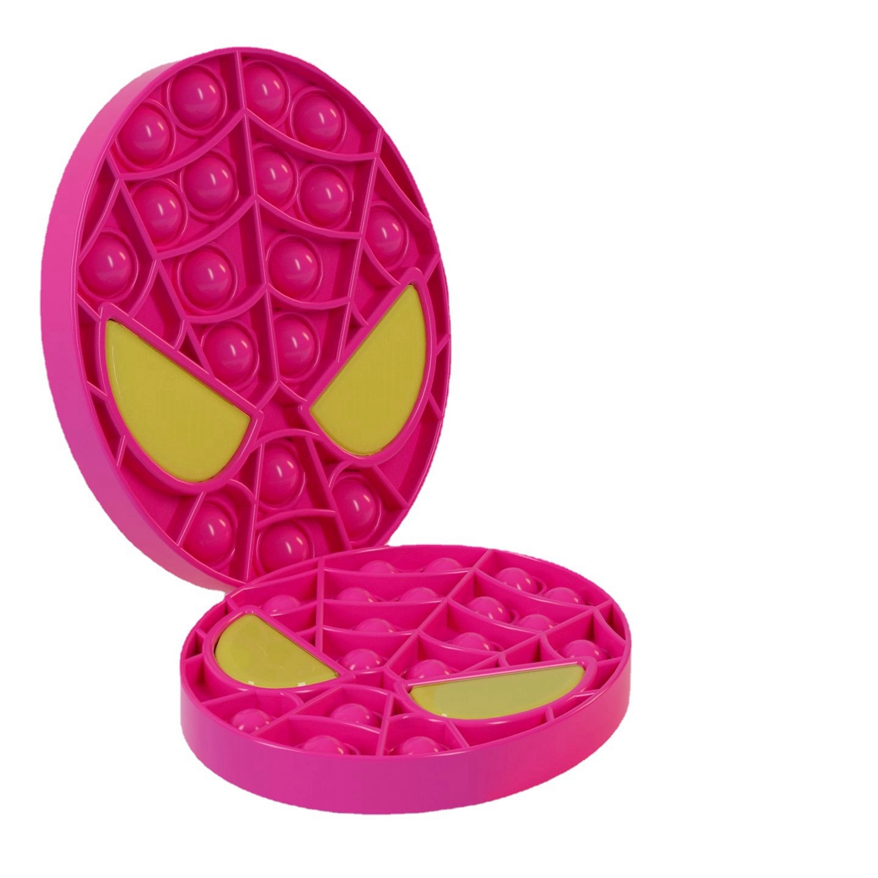 Super Man Shape Push Pop Bubble Ball Toy 14