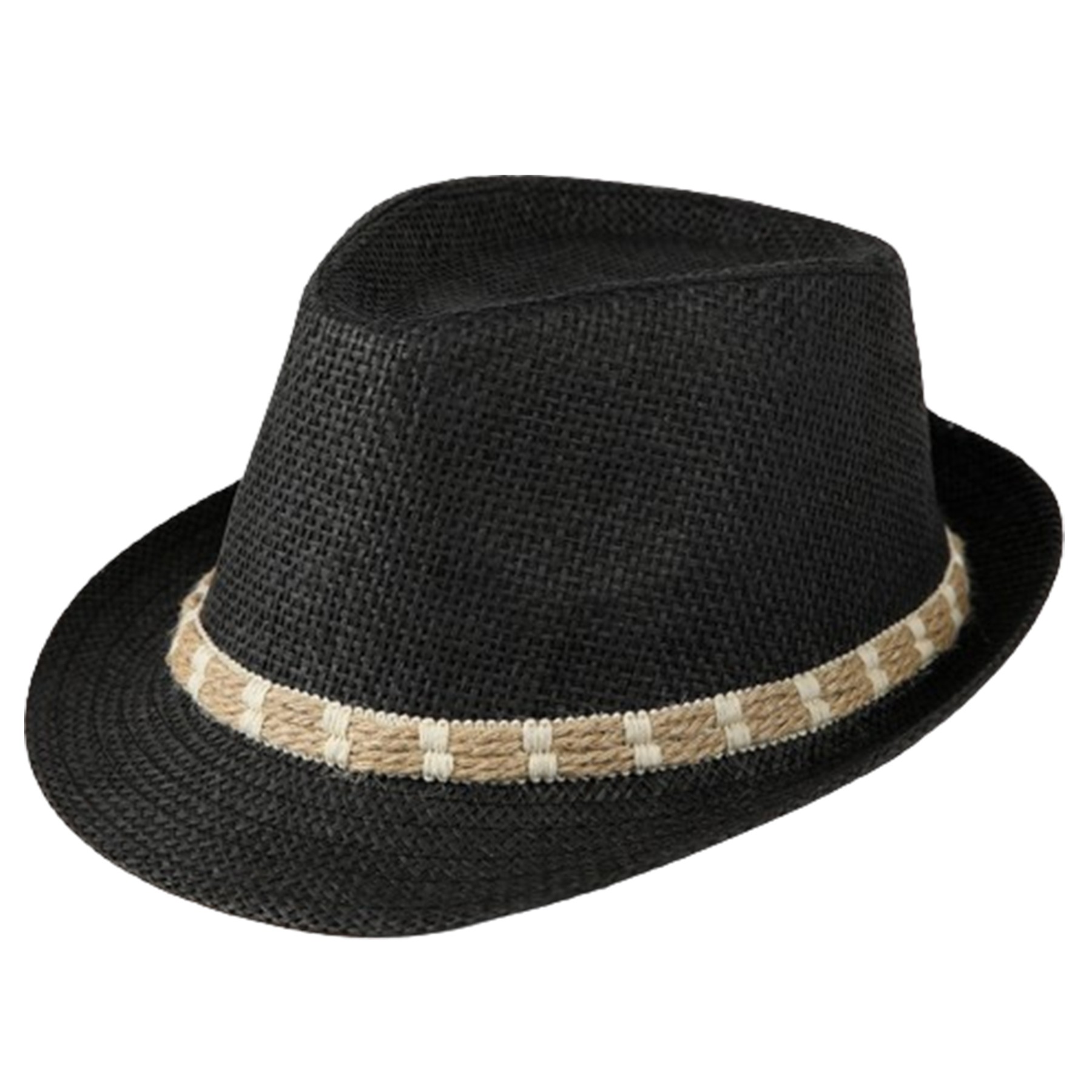 British Retro Jazz Straw Hat 6
