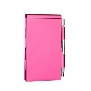 Pocket Aluminum Memo Pad Holder With Ballpoint Pen 15