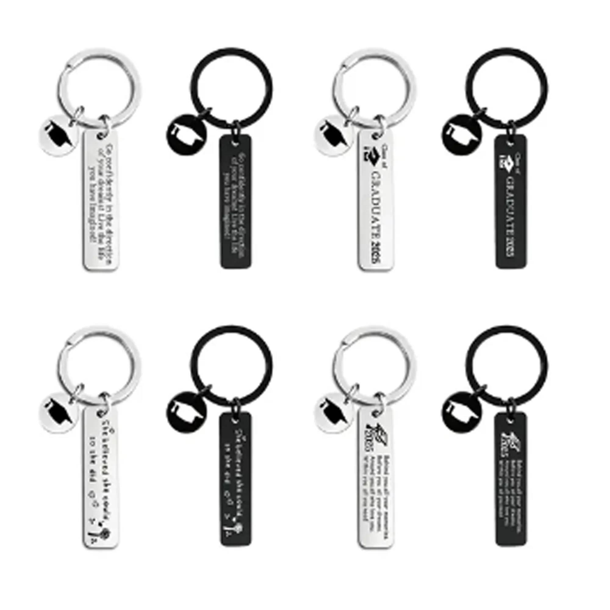 Motivational Phrase Holiday Heychain 7