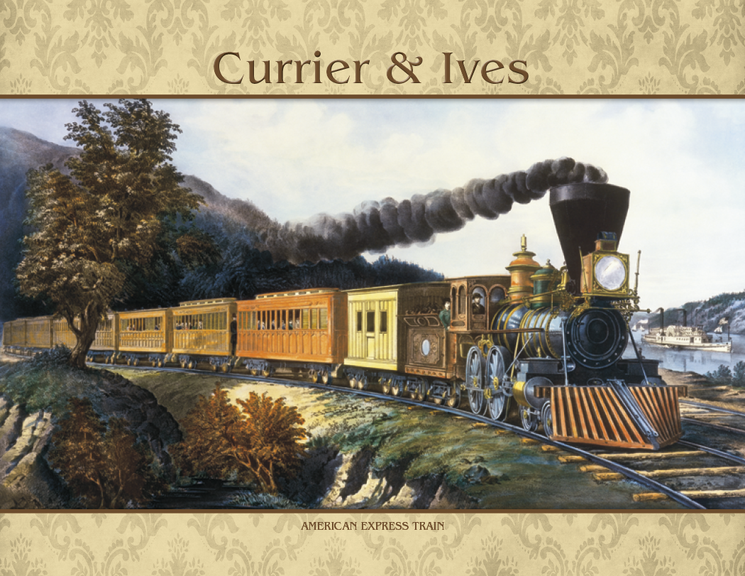 Good Value™ Currier & Ives - Stapled Calendar 19