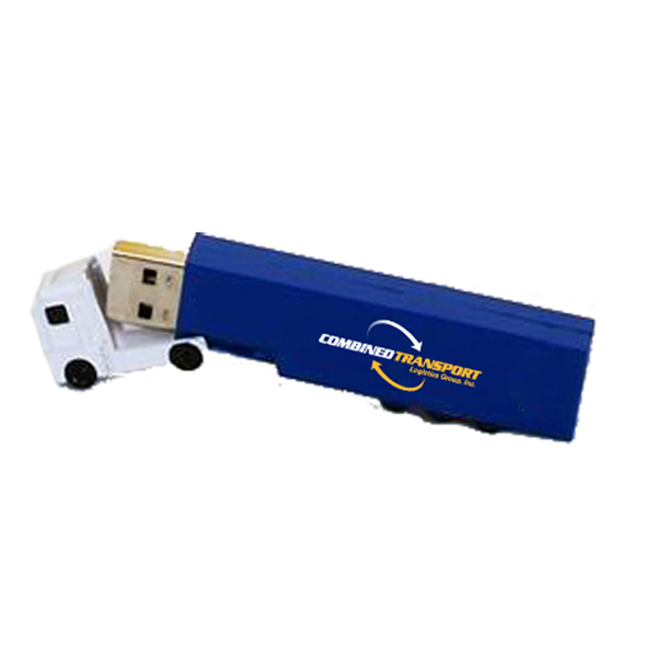 Plastic Truck USB Flash Drive w/ Cab Cap 7