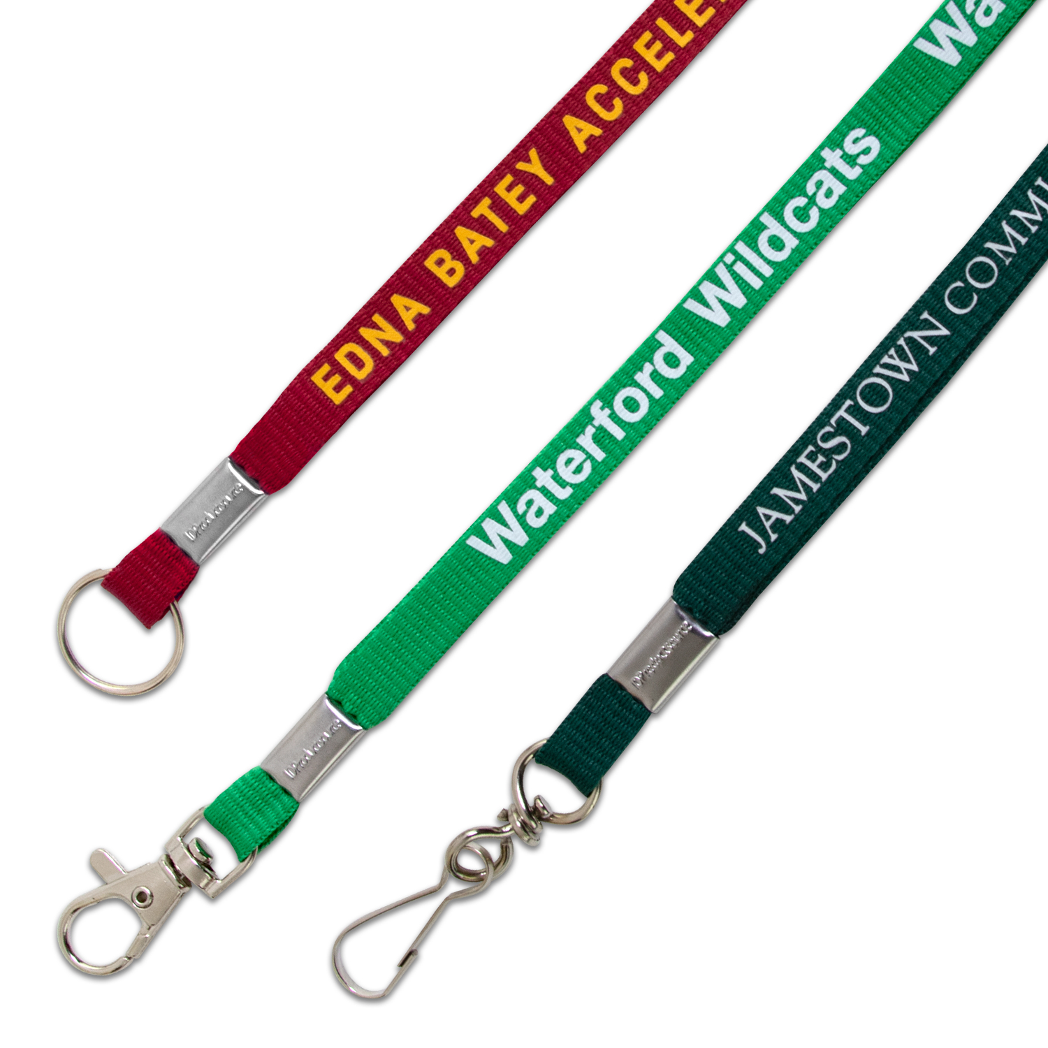 3/8" Eco-Friendly Flat Polyester Lanyard 14