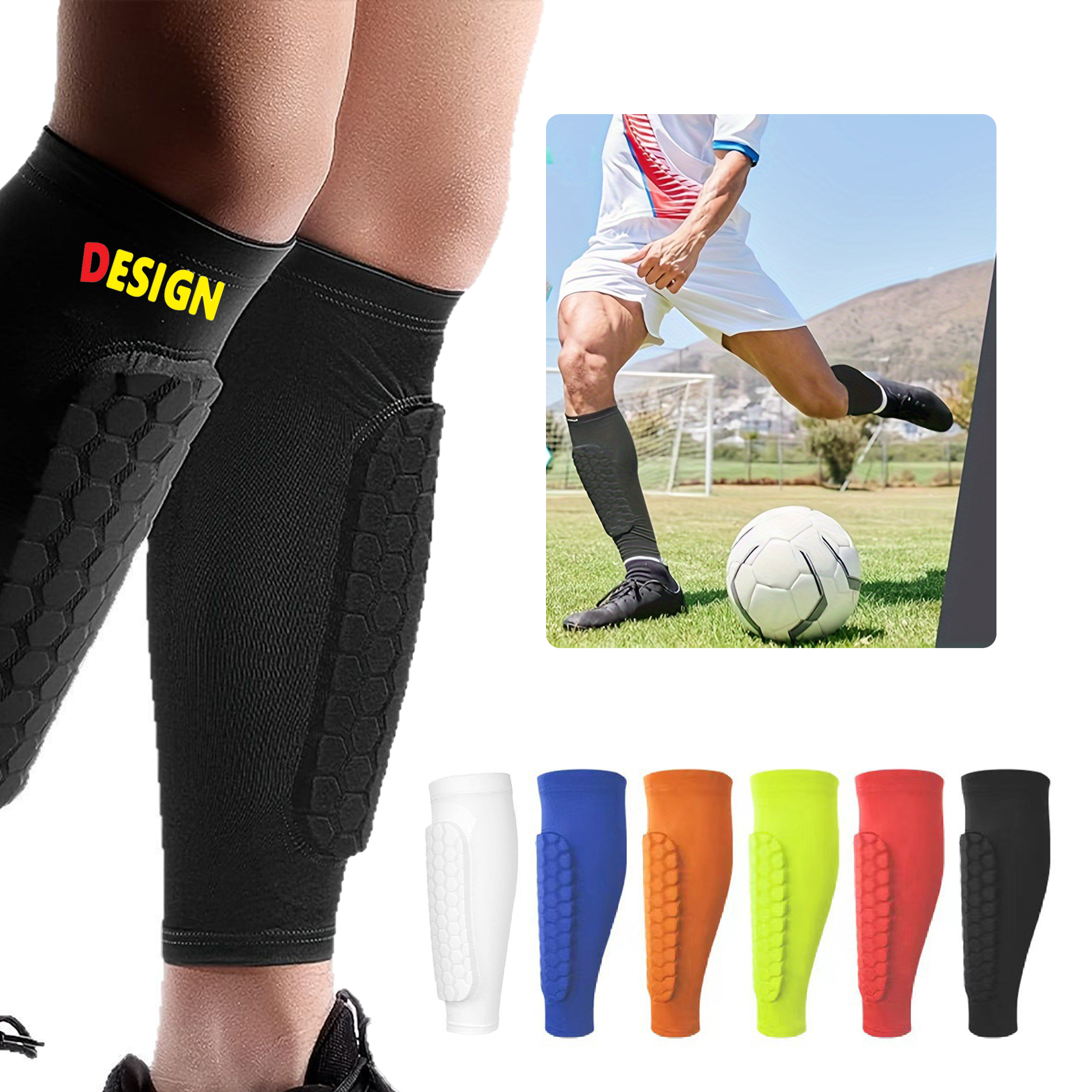 Honeycomb Anti-Slip Calf Guard 2