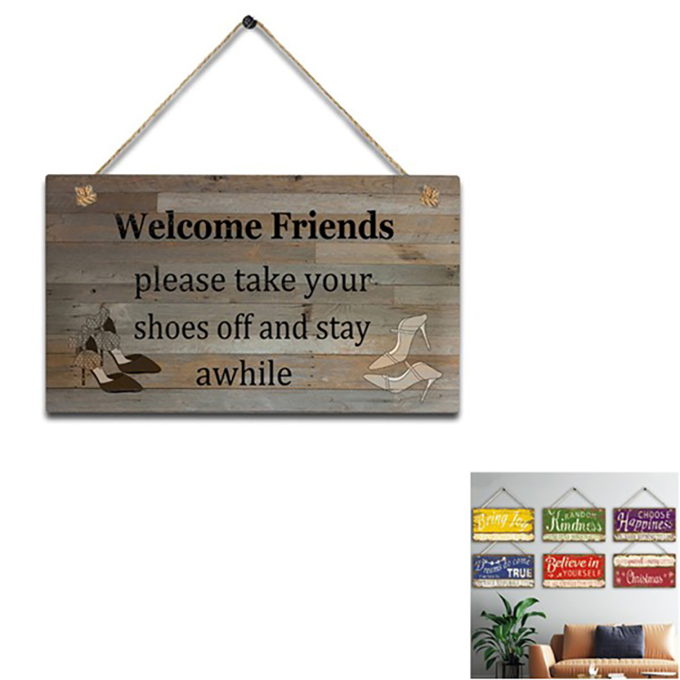 Christmas Decorative Wooden Door Signs 7