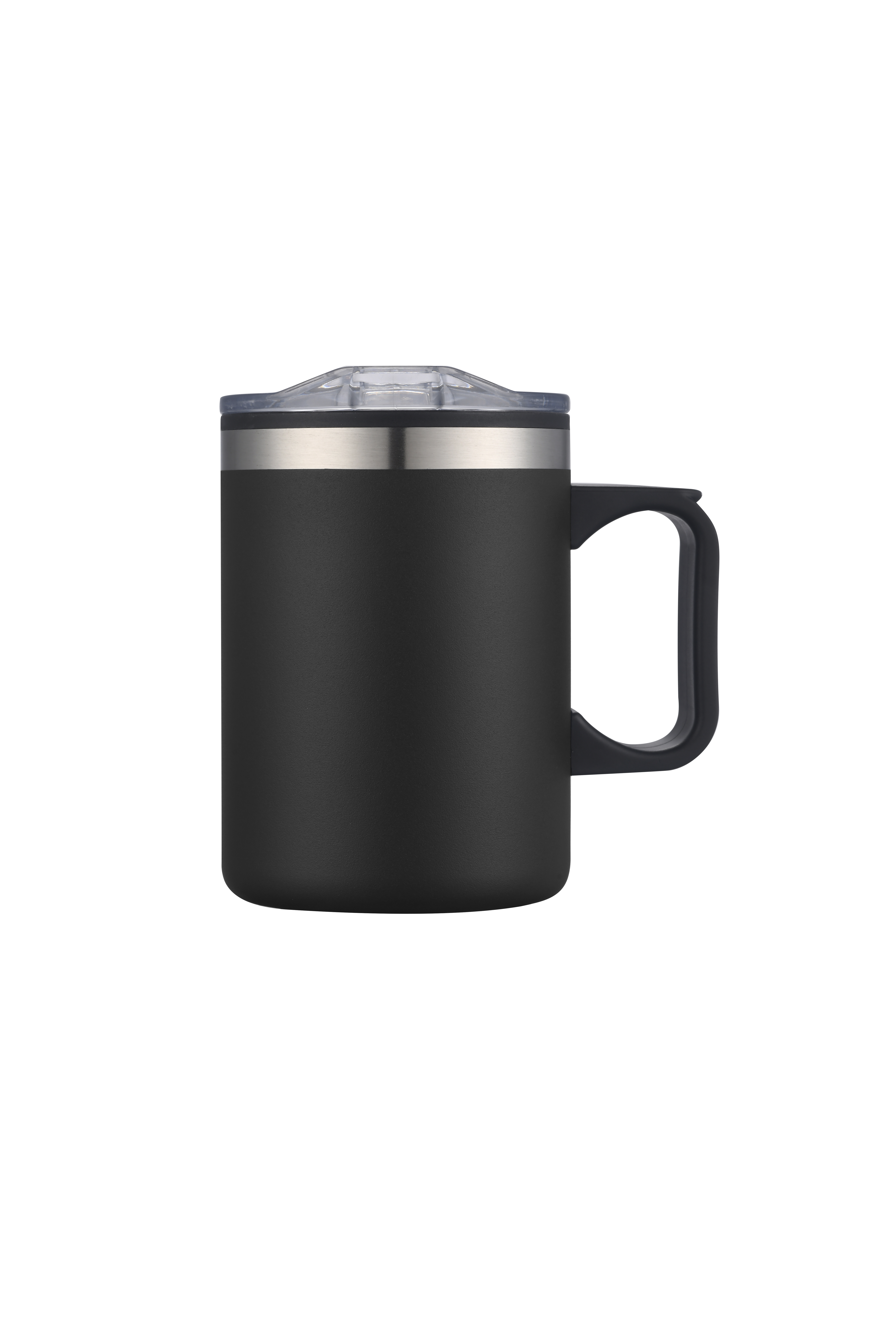 Endura 14 oz Black Double Wall Camping Mug w/ Handle 2