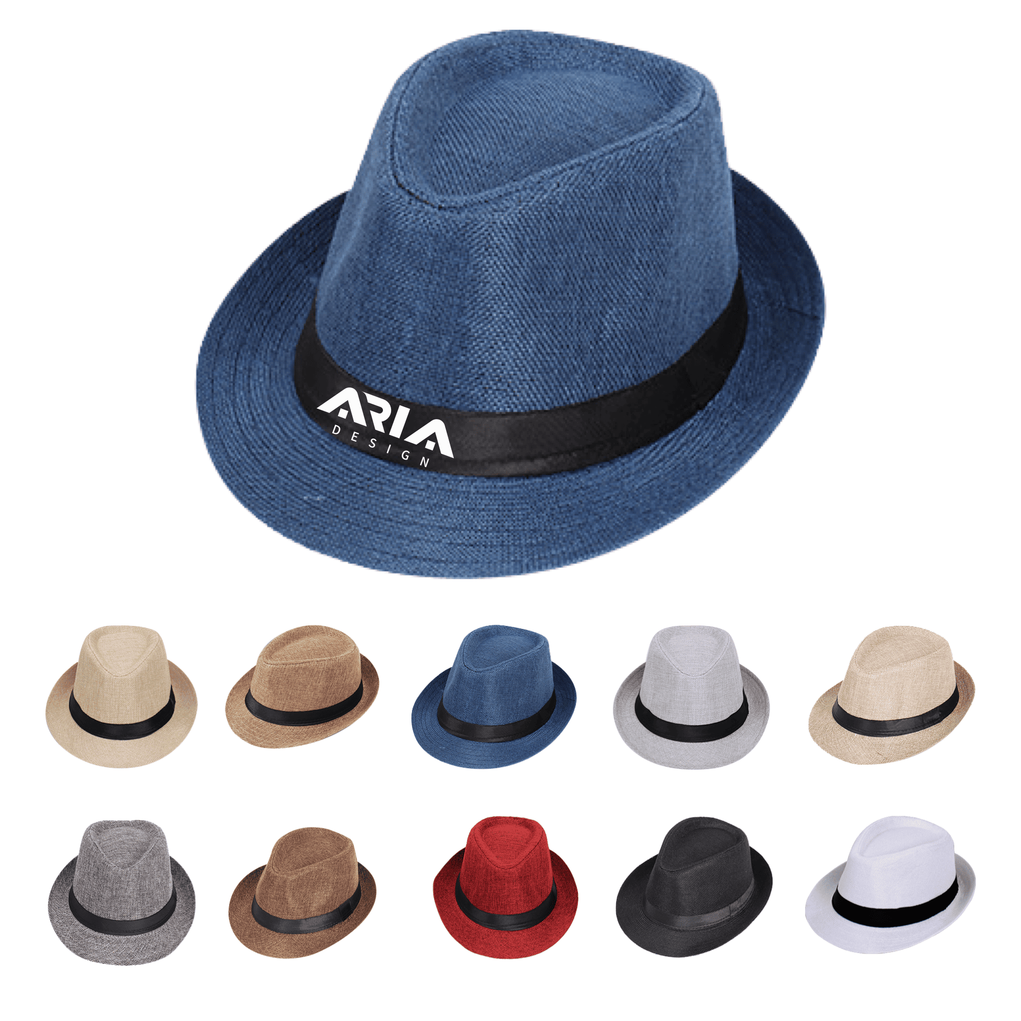 Unisex Summer Fedora Hat 3