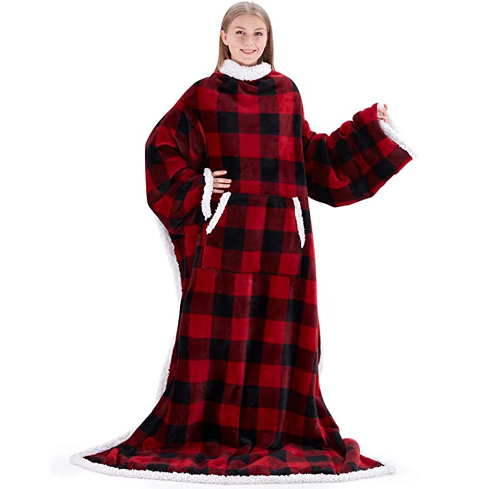Oversized Touchat Wearable Blanket Hoodie 9